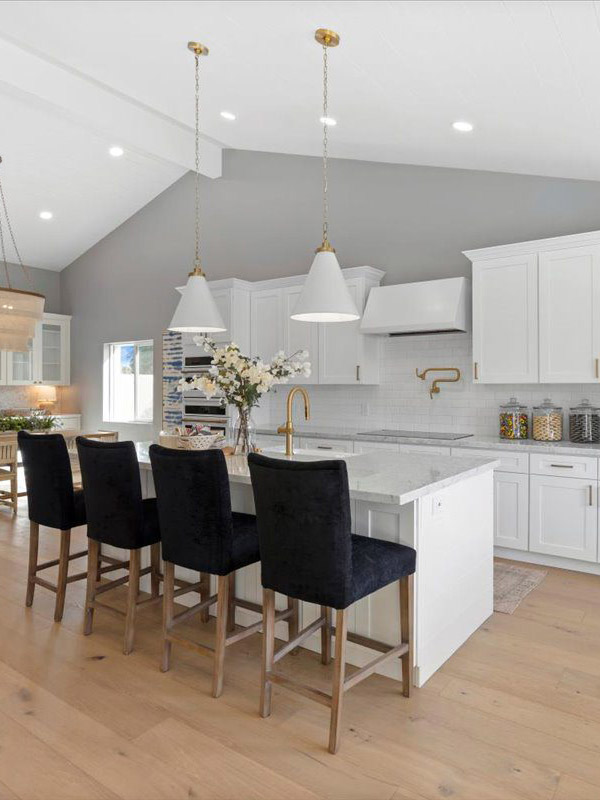 Full cabinet replacement with granite countertops